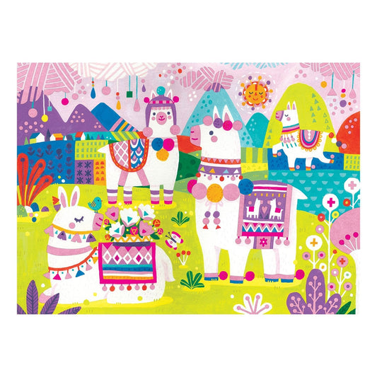 Llama Land Fuzzy Puzzle - Mudpuppy
