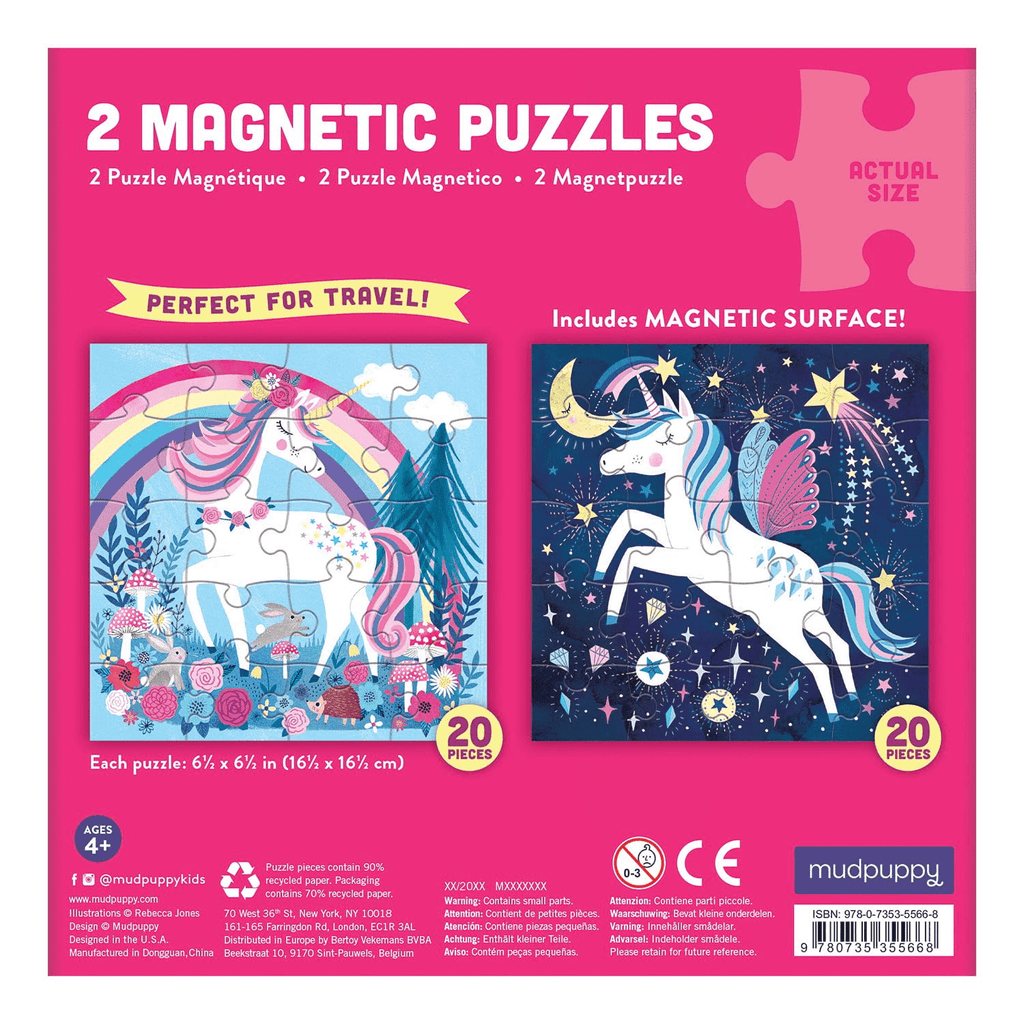 Magical Unicorn Magnetic Puzzle - Mudpuppy