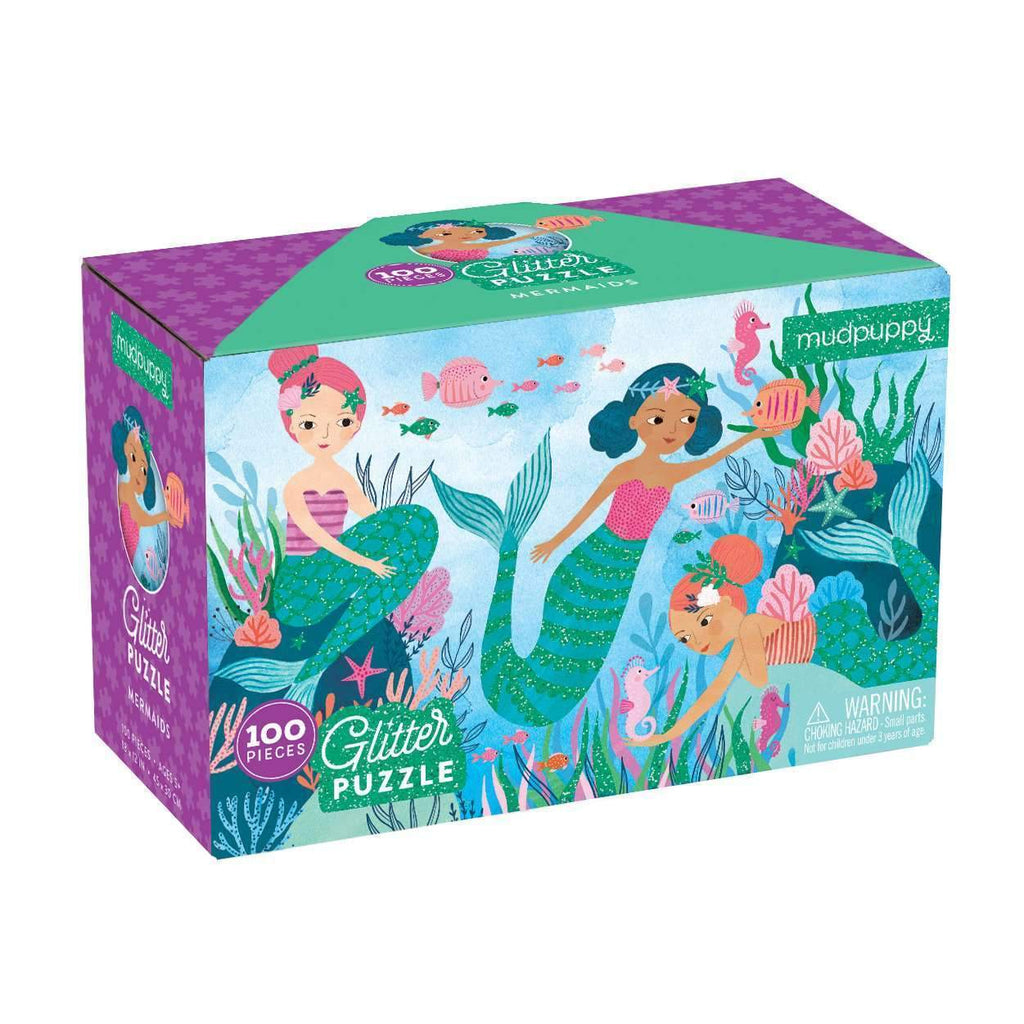 Mermaids Glitter Puzzle - Mudpuppy