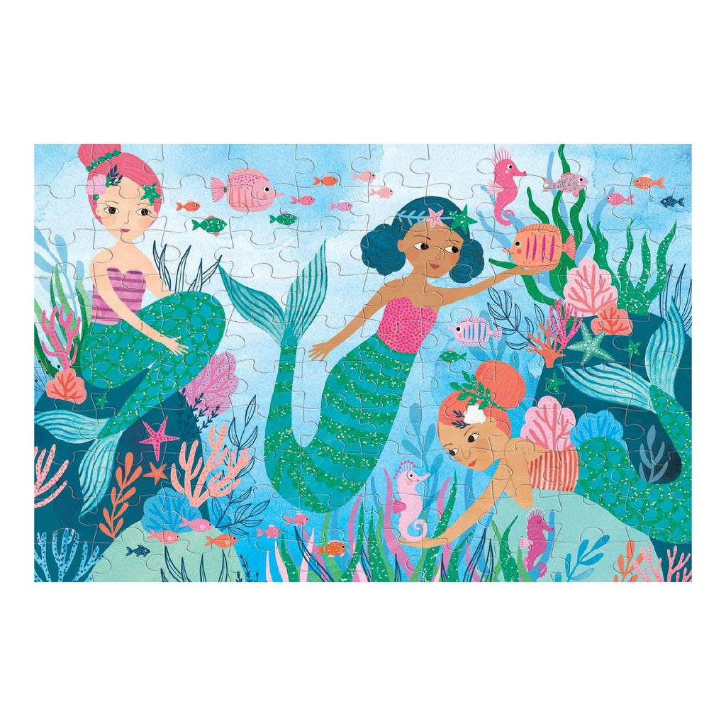 Mermaids Glitter Puzzle - Mudpuppy