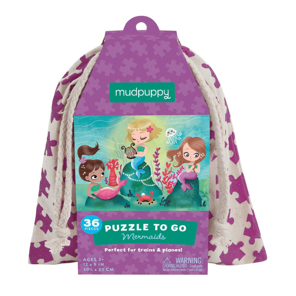 Mermaids Puzzle To Go - Mudpuppy