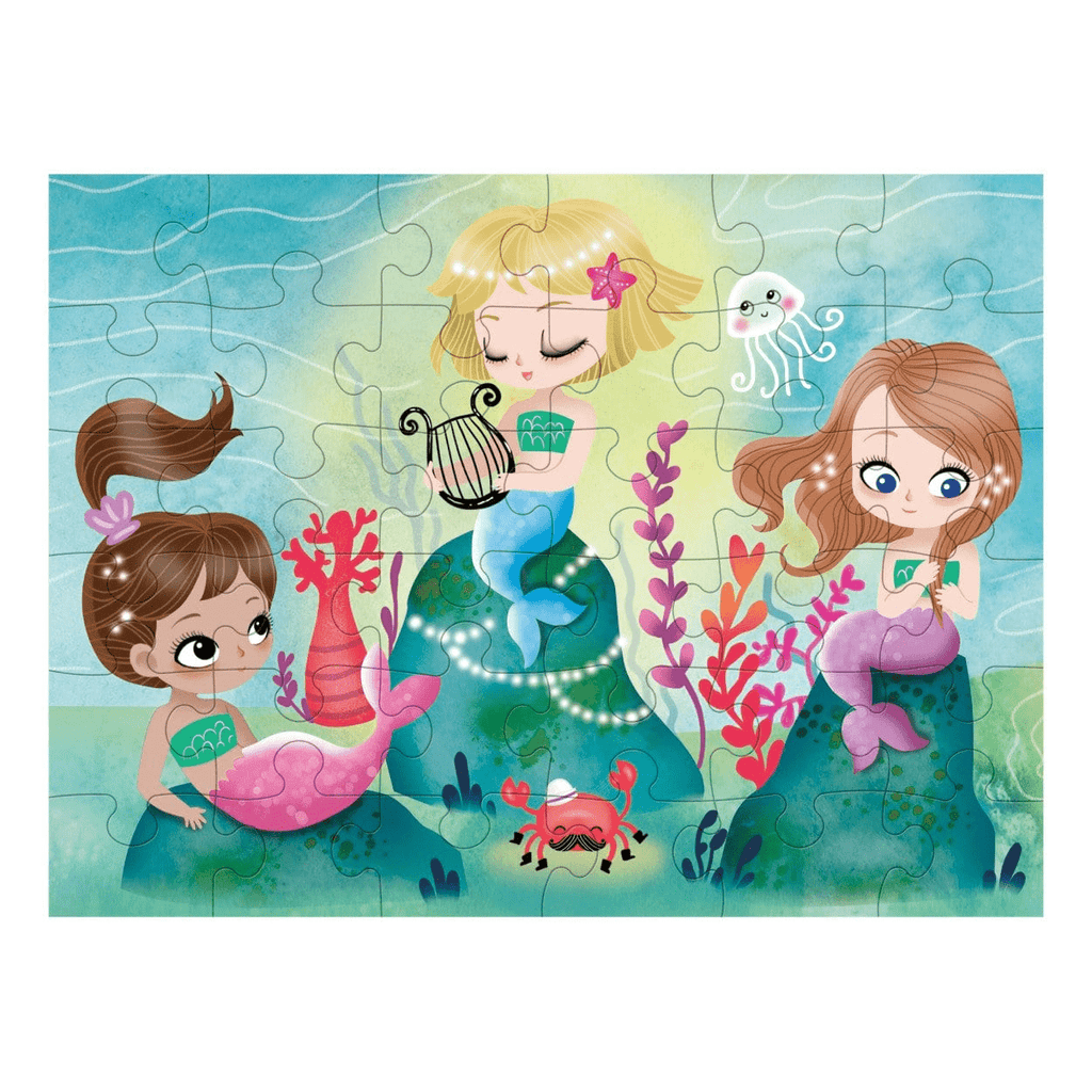 Mermaids Puzzle To Go - Mudpuppy