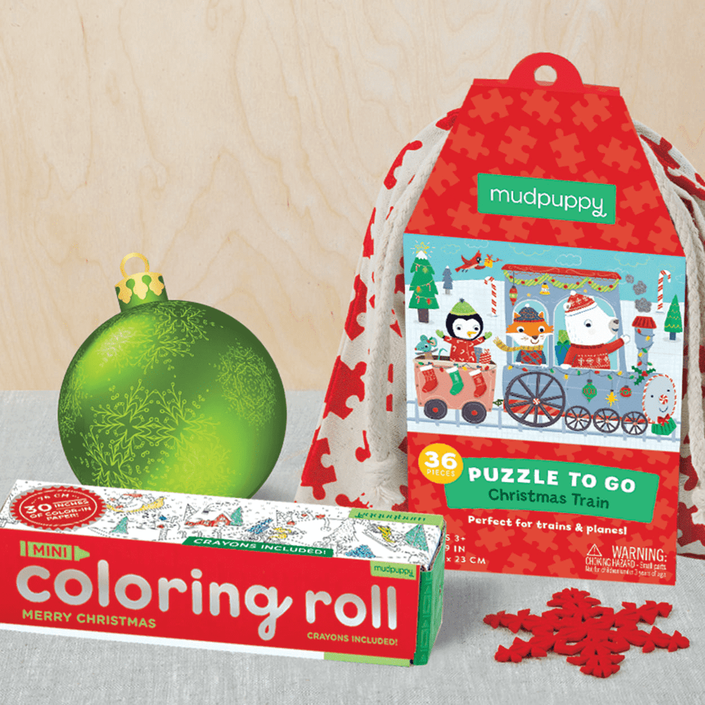 Merry Christmas Mini Coloring Roll Coloring Rolls Mudpuppy 