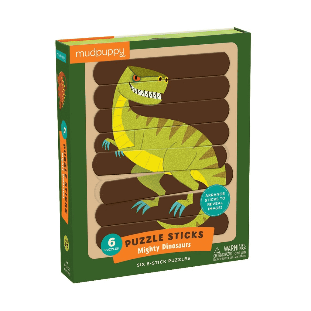Mighty Dinosaurs Puzzle Sticks - Mudpuppy