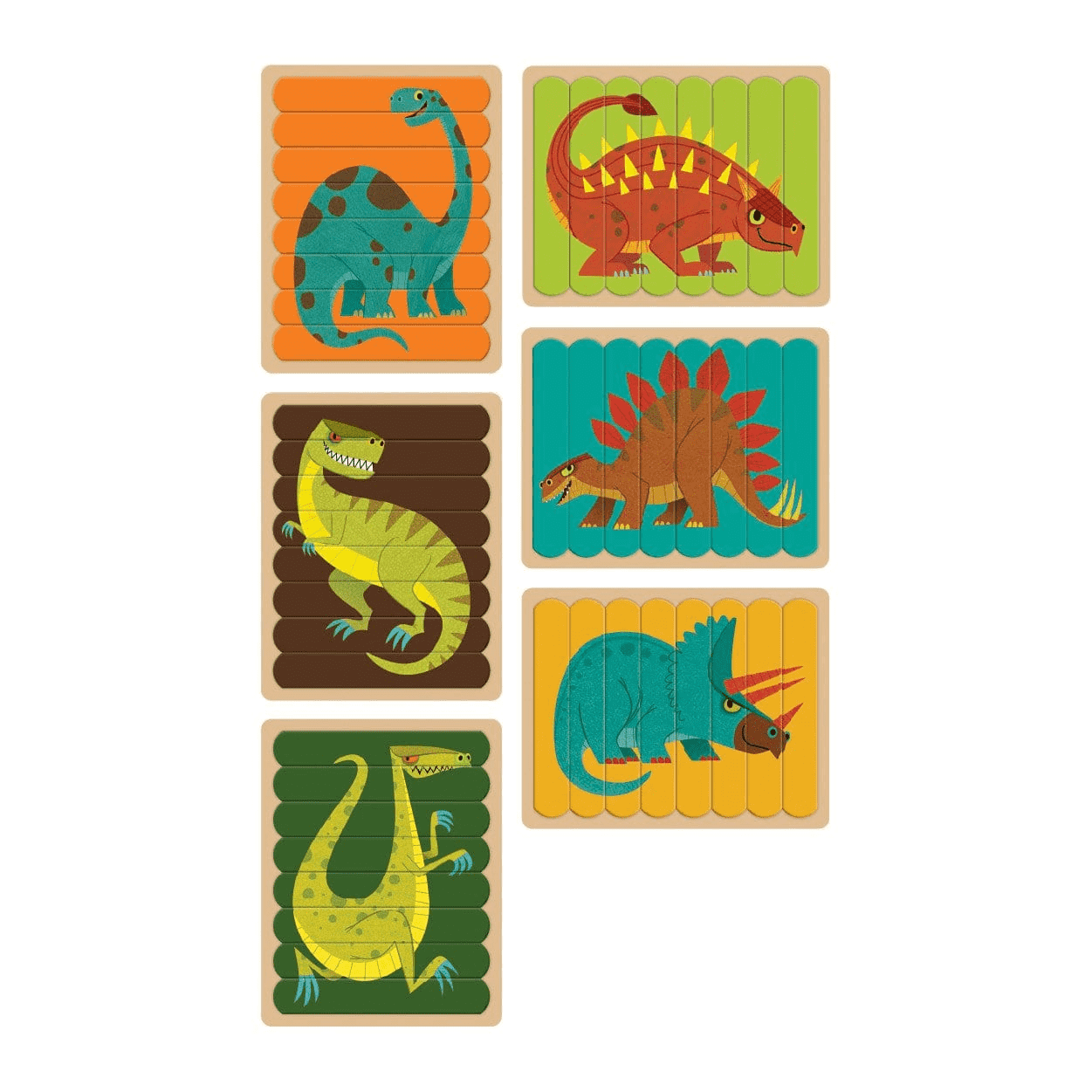 Mighty Dinosaurs Puzzle Sticks Mudpuppy