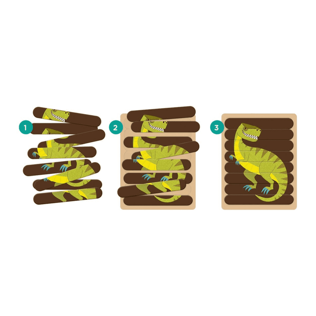 Mighty Dinosaurs Puzzle Sticks - Mudpuppy
