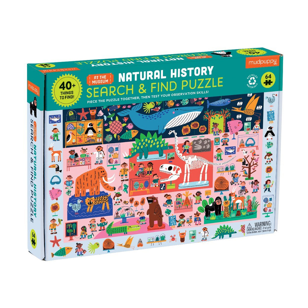 Natural History Museum Search & Find Puzzle - Mudpuppy