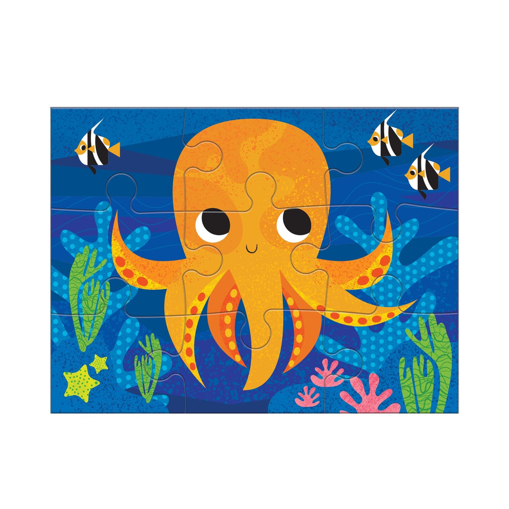 Ocean Friends 4-in-a-Box Puzzle Set - Mudpuppy