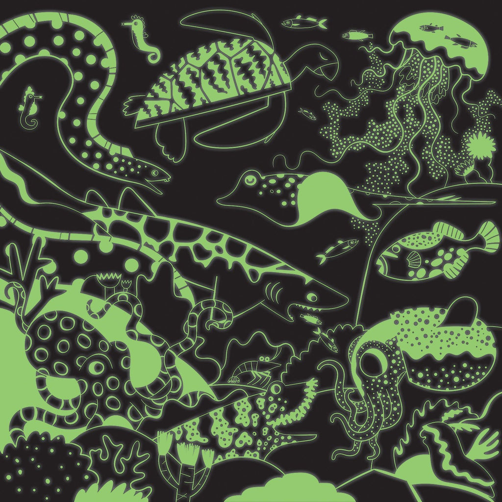 Ocean Illuminated 500 Piece Glow in the Dark Family Puzzle - Mudpuppy