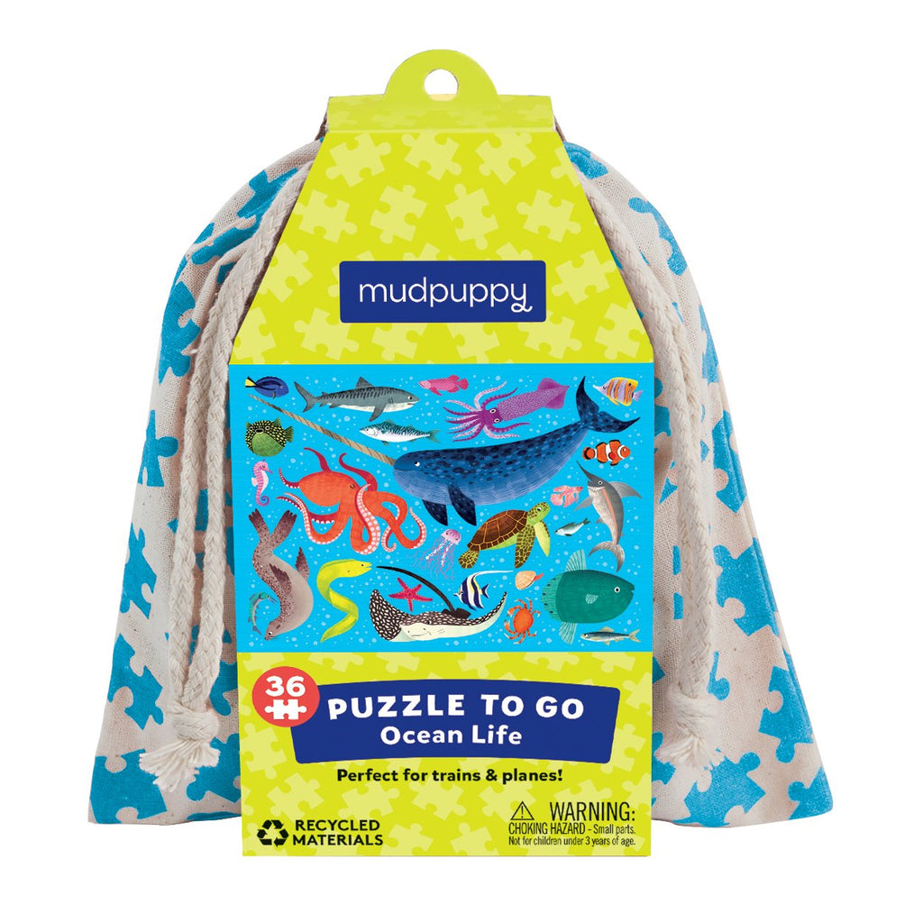 Ocean Life Puzzle To Go - Mudpuppy