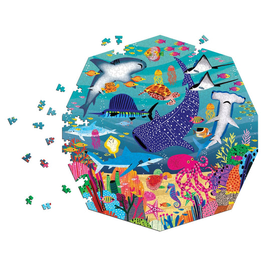 Ocean Terrarium 750 Piece Shaped Puzzle - Mudpuppy