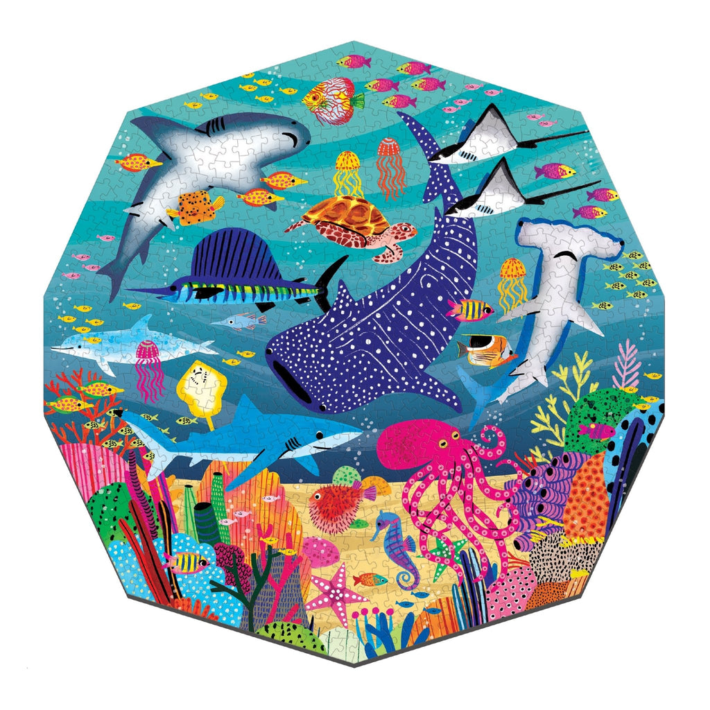 Ocean Terrarium 750 Piece Shaped Puzzle - Mudpuppy