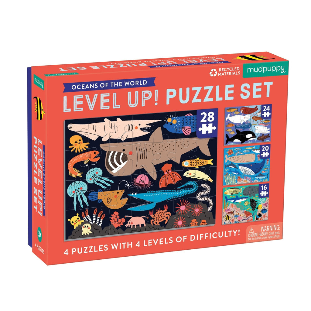 Oceans of the World Level Up! Puzzle Set - Mudpuppy