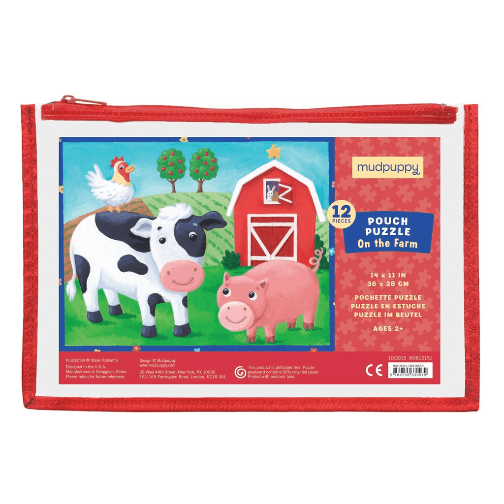 On The Farm Pouch Puzzle Pouch Puzzles Mudpuppy 