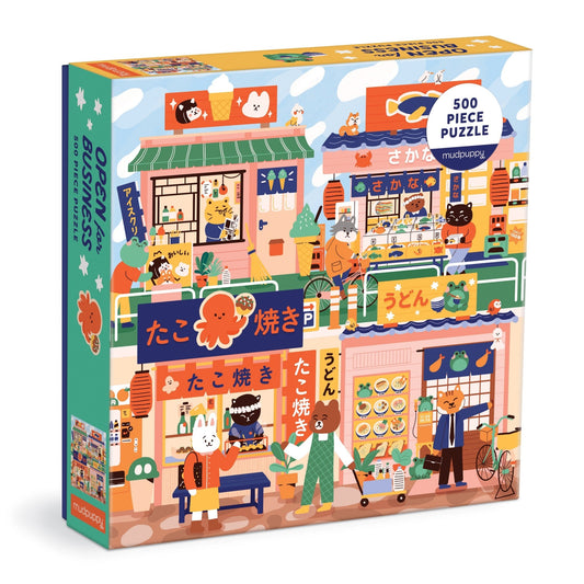 Open for Business 500 Piece Family Puzzle - Mudpuppy