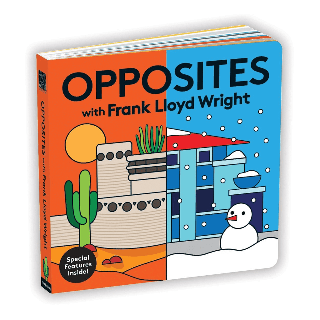 Opposites With Frank Lloyd Wright Board Book - Mudpuppy