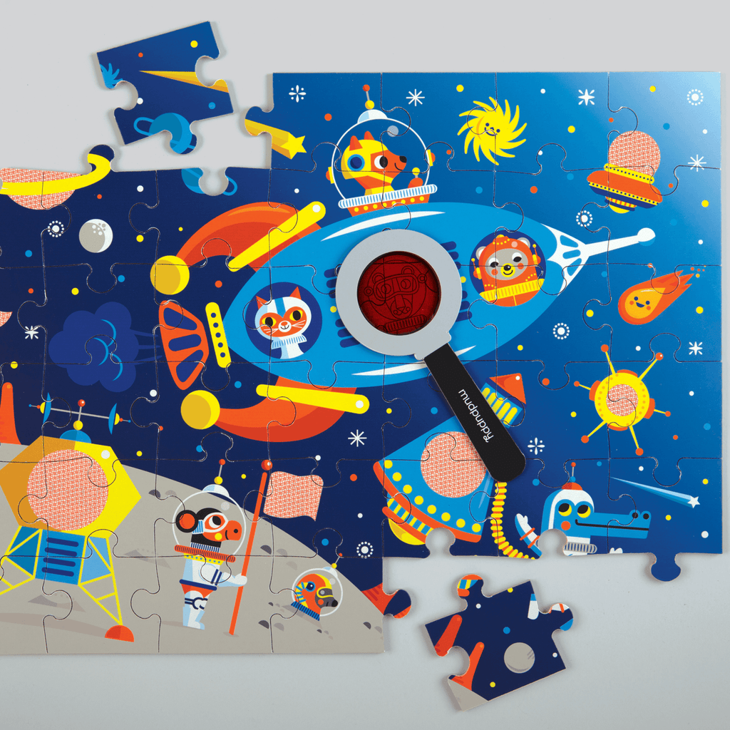 Outer Space Secret Picture Puzzle - Mudpuppy