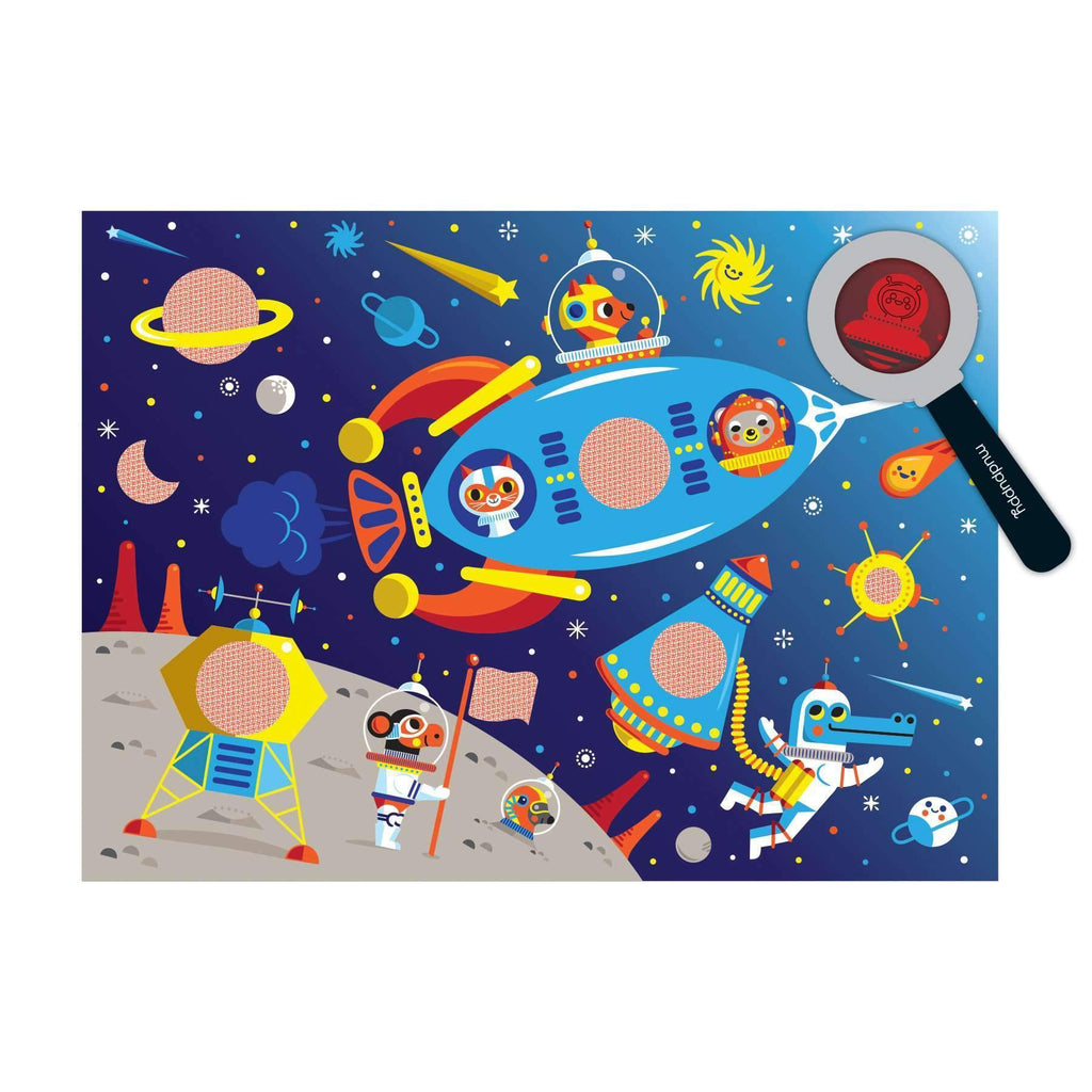Outer Space Secret Picture Puzzle - Mudpuppy