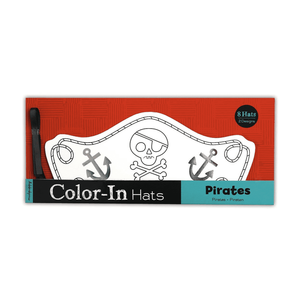 Pirates Color-In Hats - Mudpuppy