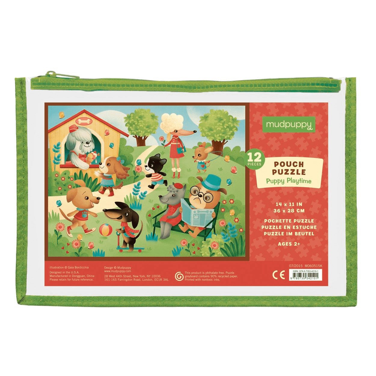 Puppy Playtime Pouch Puzzle - Mudpuppy