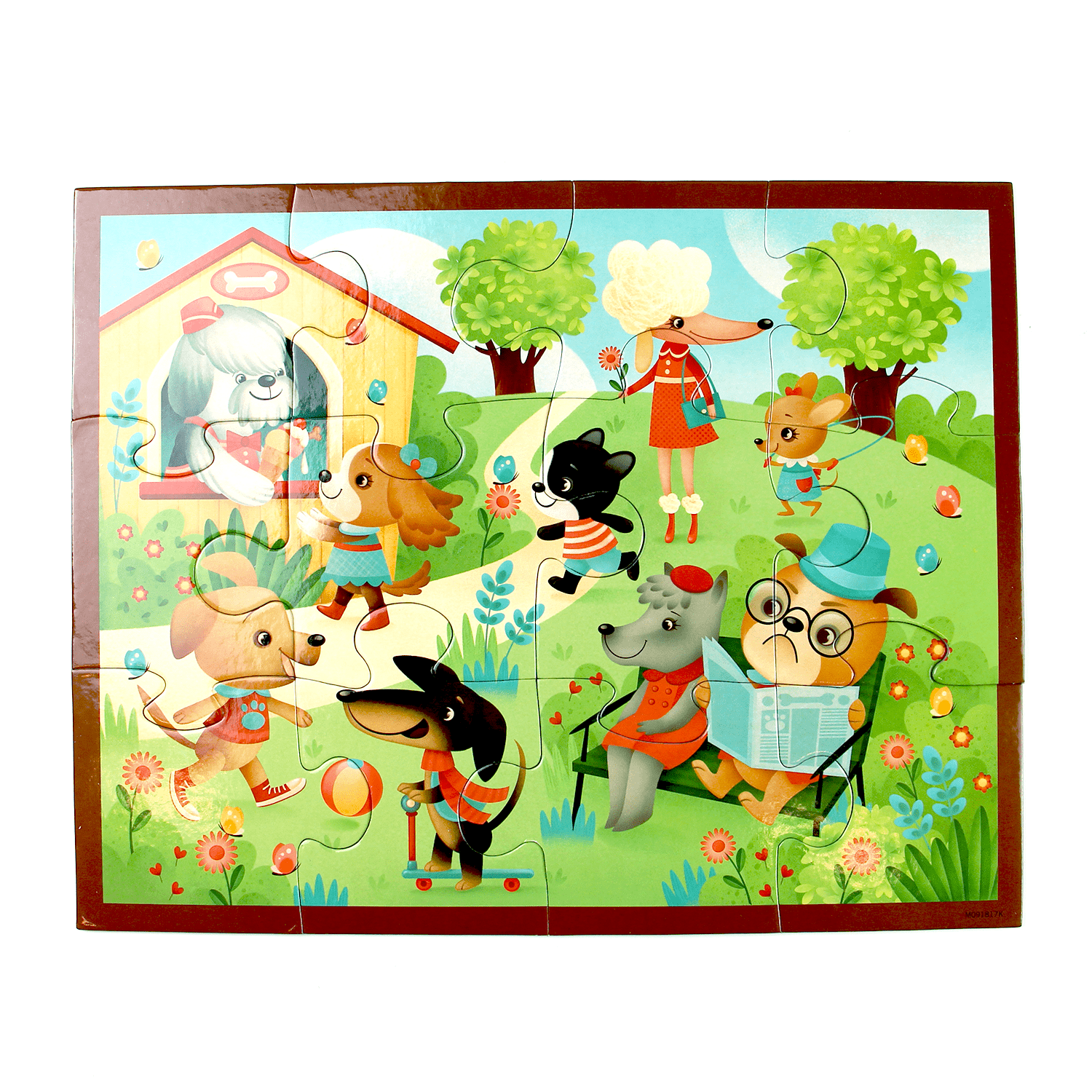 Toynk Puppy Playtime Dog Puzzle For Adults And Kids