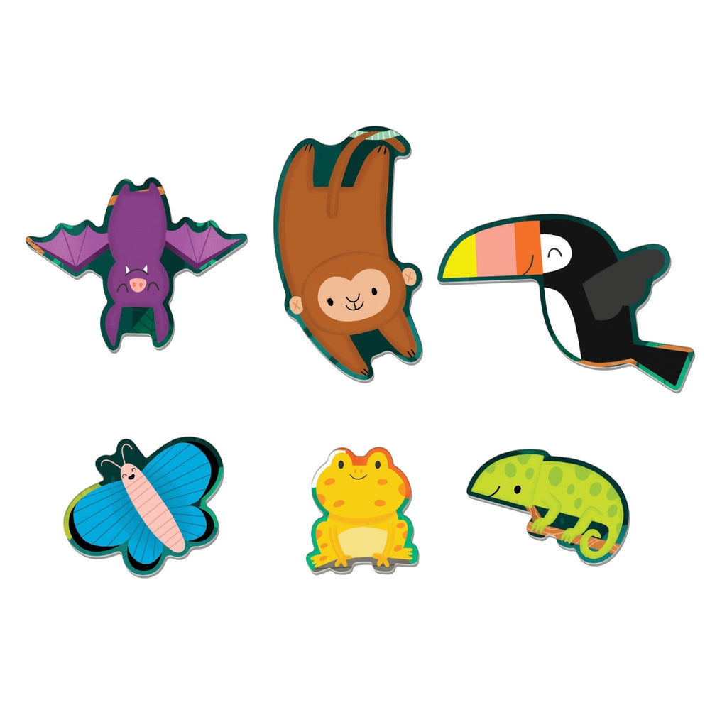Rainforest 25 Piece Floor Puzzle with Shaped Pieces - Mudpuppy