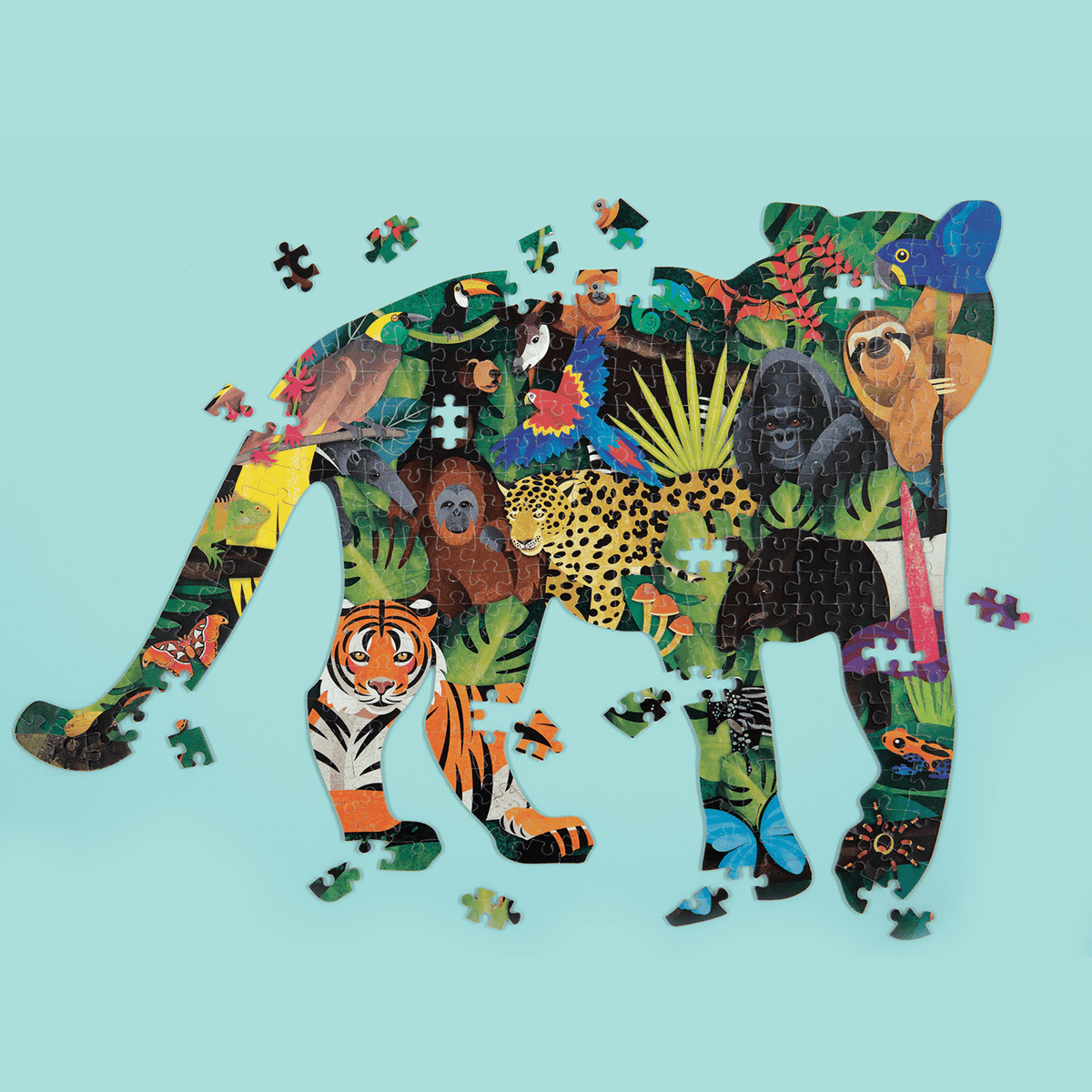 mountain research キャンバスプリントジェリーマルケス3個セット rainforest-300-piece-shaped-