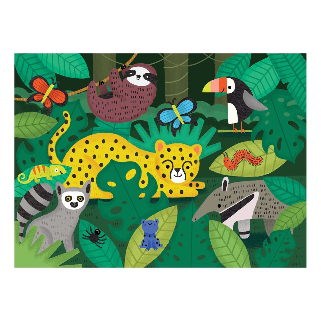 Rainforest Fuzzy Puzzle - Mudpuppy