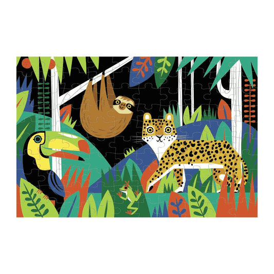Rainforest Glow in the Dark Puzzle - Mudpuppy