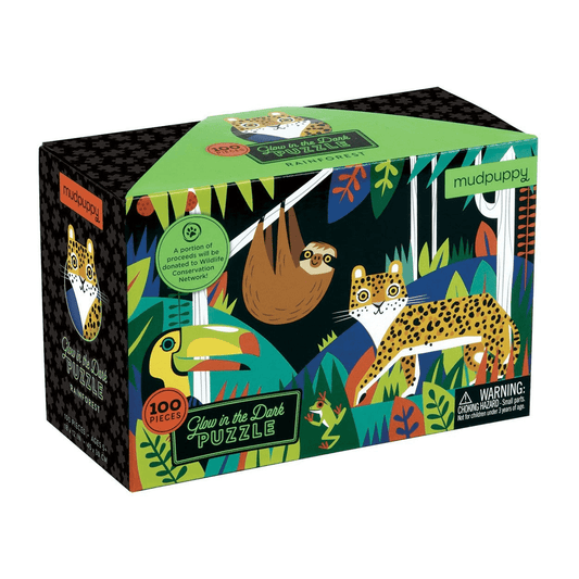 Rainforest Glow in the Dark Puzzle - Mudpuppy