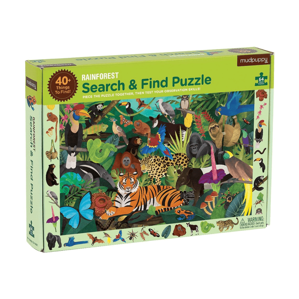 Rainforest Search & Find Puzzle - Mudpuppy
