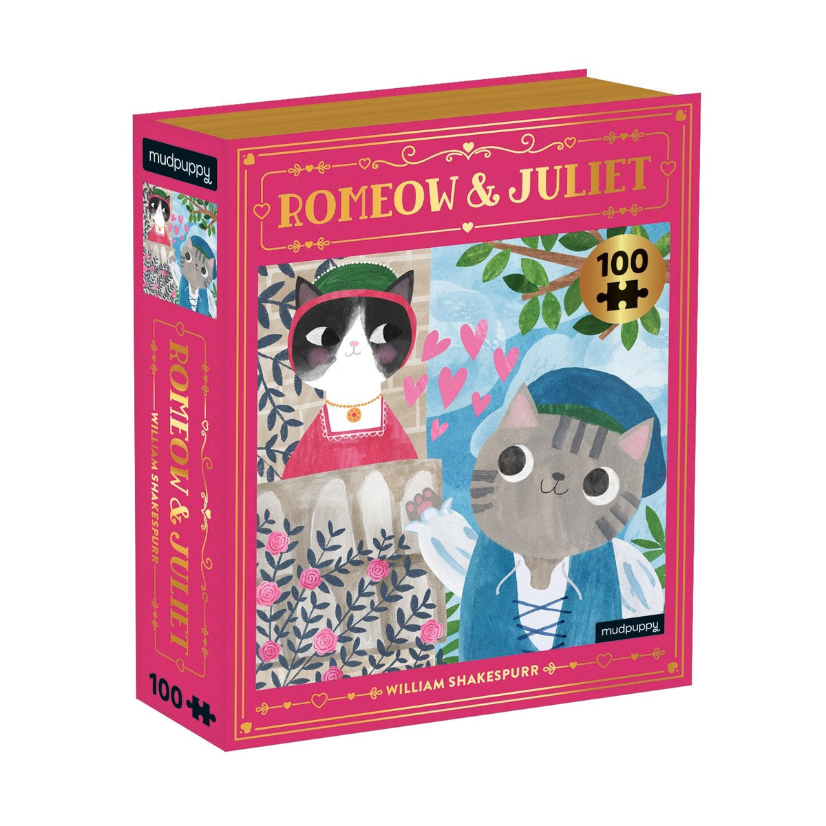 Puzzle Bookish Cats, 500 Stukken