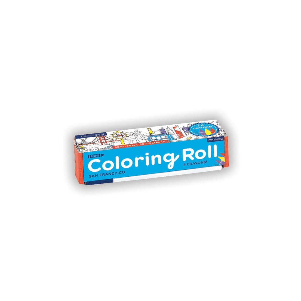 San Francisco Mini Coloring Roll - Mudpuppy