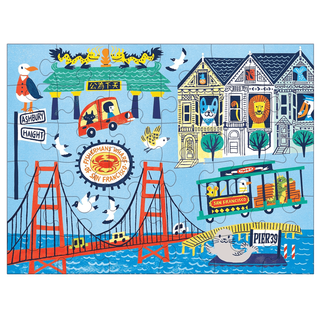 San Francisco Puzzle To Go - Mudpuppy