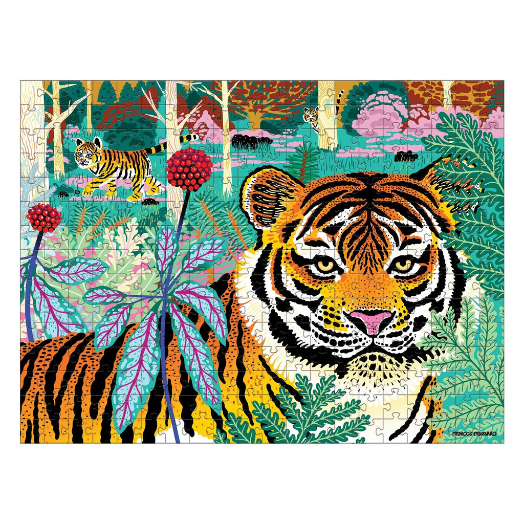 Siberian Tiger Endangered Species 300 Piece Puzzle - Mudpuppy