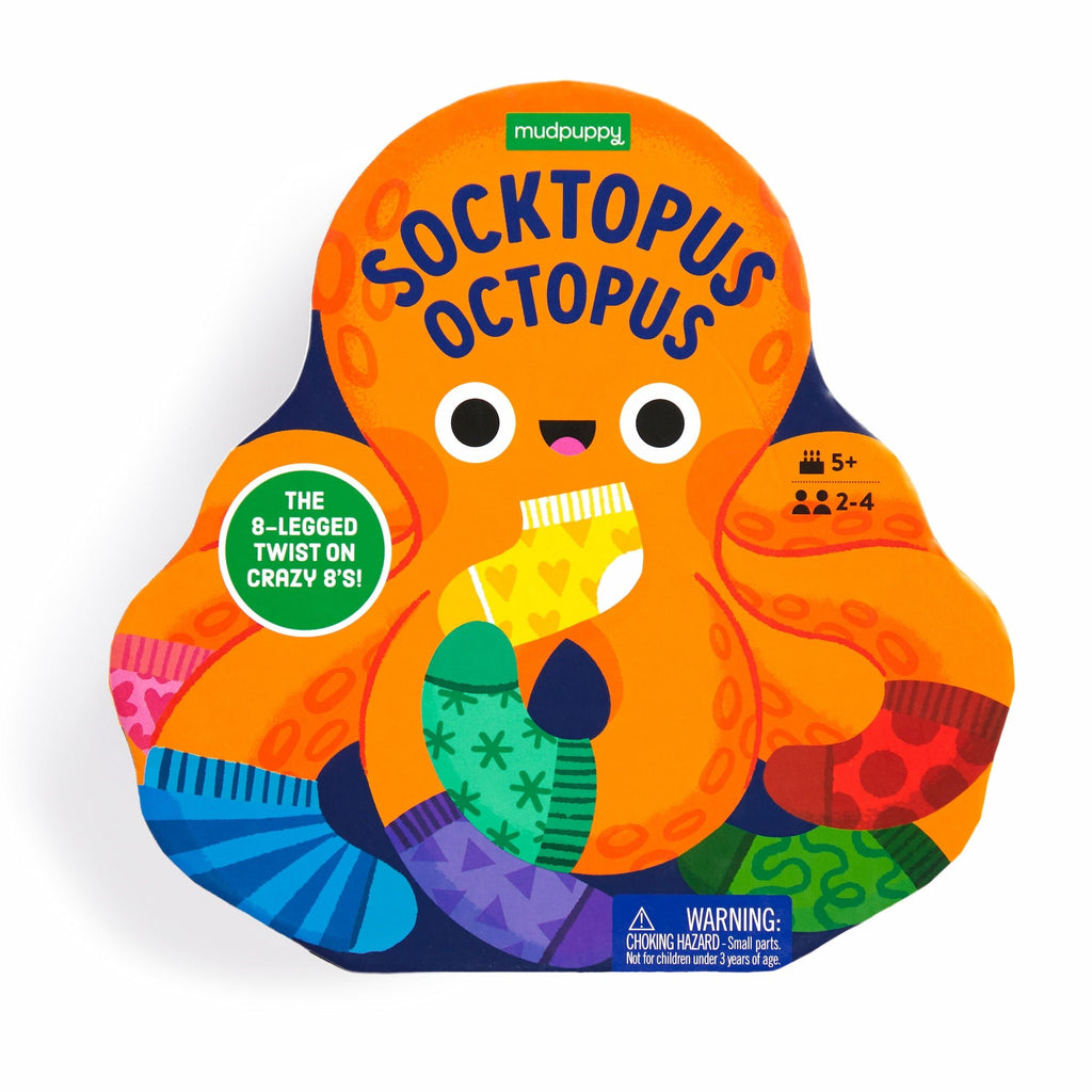 Socktopus Octopus Shaped Box Game - Mudpuppy