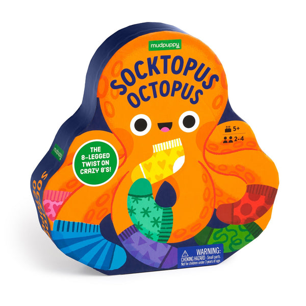 Socktopus Octopus Shaped Box Game - Mudpuppy