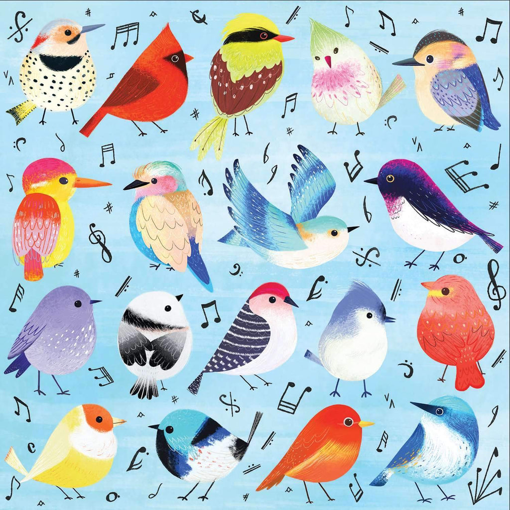 Songbirds 500 Piece Family Puzzle - Mudpuppy