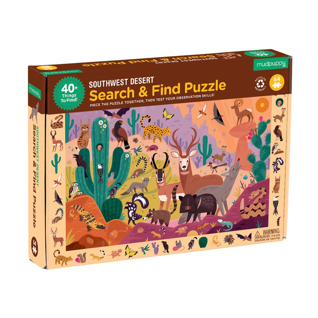 Southwest Desert Search & Find Puzzle - Mudpuppy