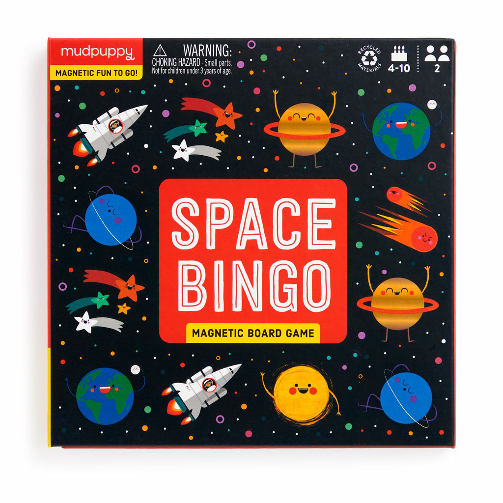 Space Bingo Magnetic Board Game - Mudpuppy