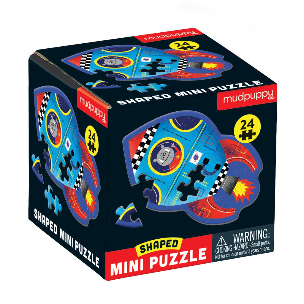 Spaceship Shaped Mini Puzzle - Mudpuppy