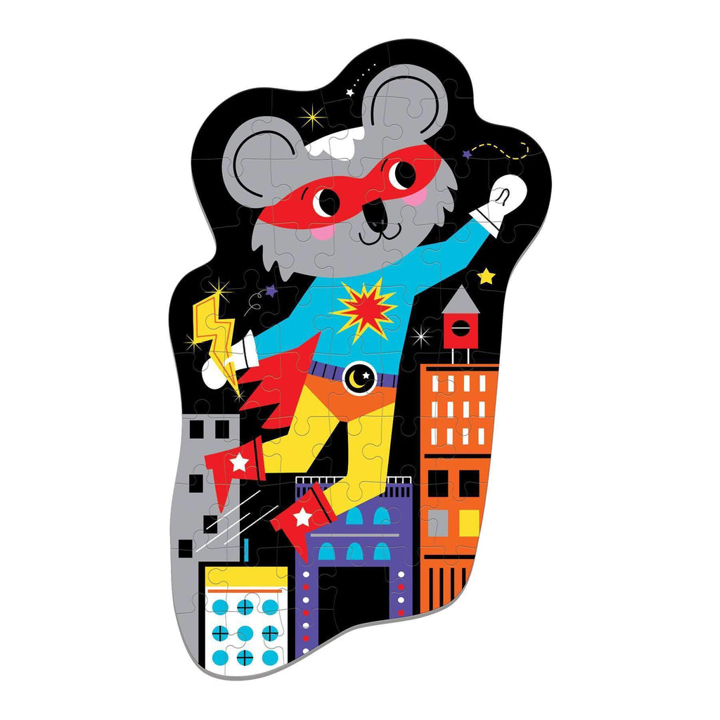 Superhero 50 Piece Shaped Character Puzzle 50 Piece Shaped Character Puzzles Mudpuppy 