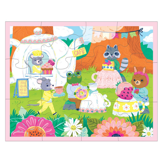 Tea Party Pouch Puzzle - Mudpuppy