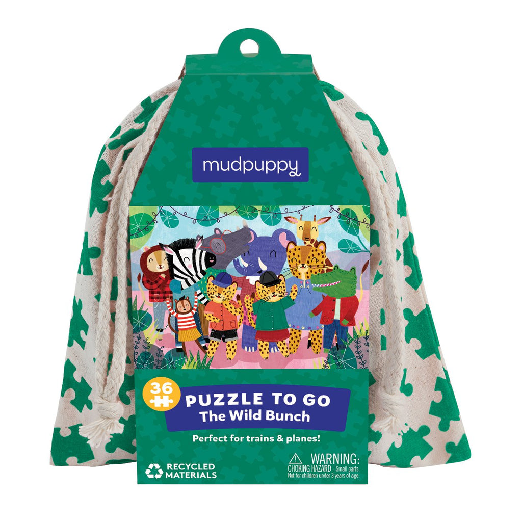The Wild Bunch Puzzle to Go - Mudpuppy