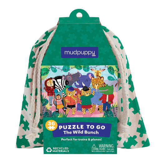 The Wild Bunch Puzzle to Go - Mudpuppy