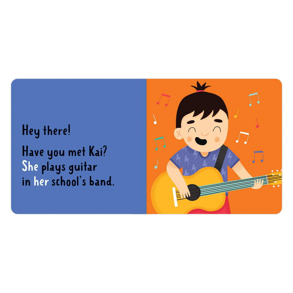 They, He, She: Words for You and Me Board Book - Mudpuppy