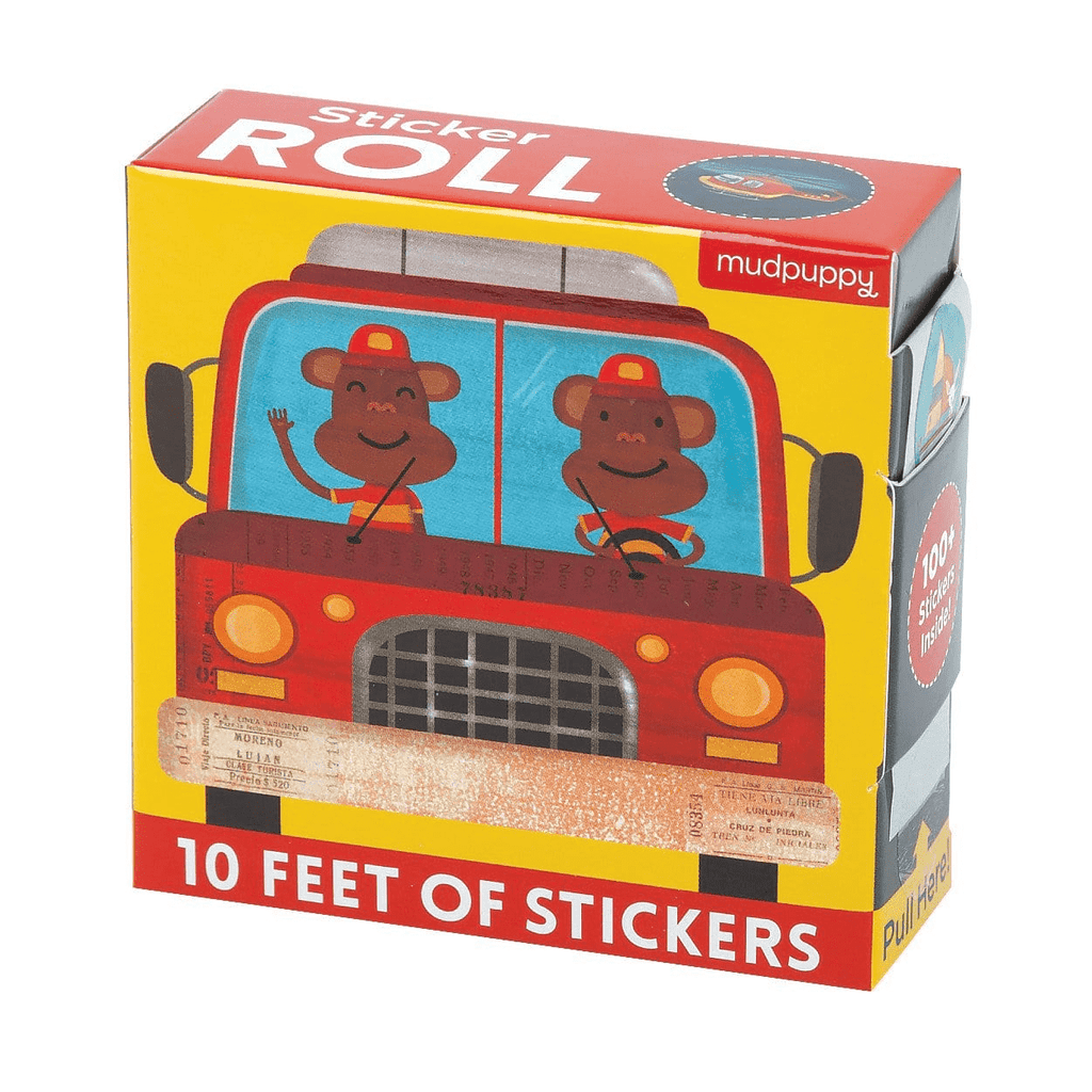 Things That Go Sticker Roll sale Mudpuppy 