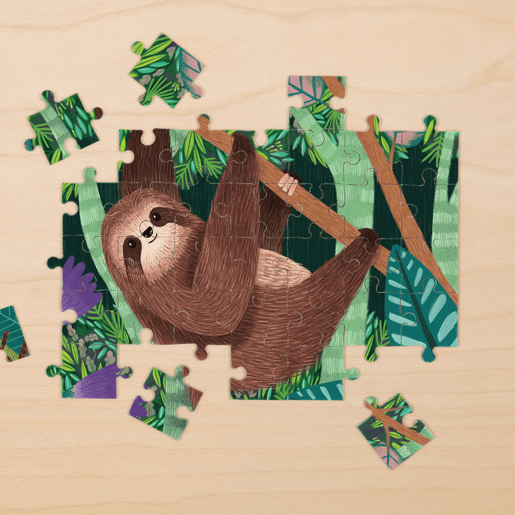 Three-Toed Sloth Mini Puzzle - Mudpuppy