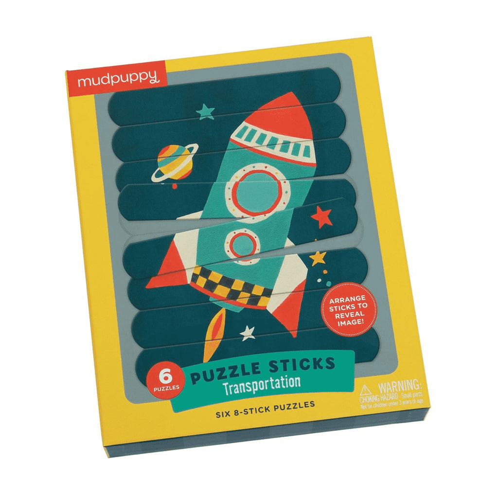Transportation Puzzle Sticks - Mudpuppy