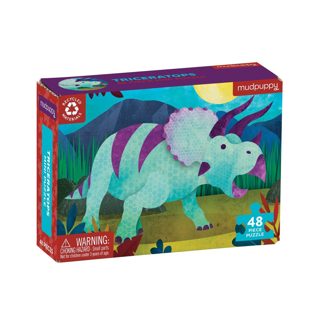 Triceratops Mini Puzzle - Mudpuppy